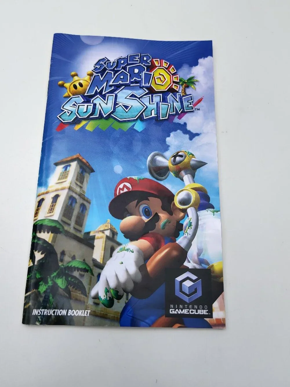 Super Mario Sunshine Nintendo GameCube Instruction Manual Booklet Only OEM